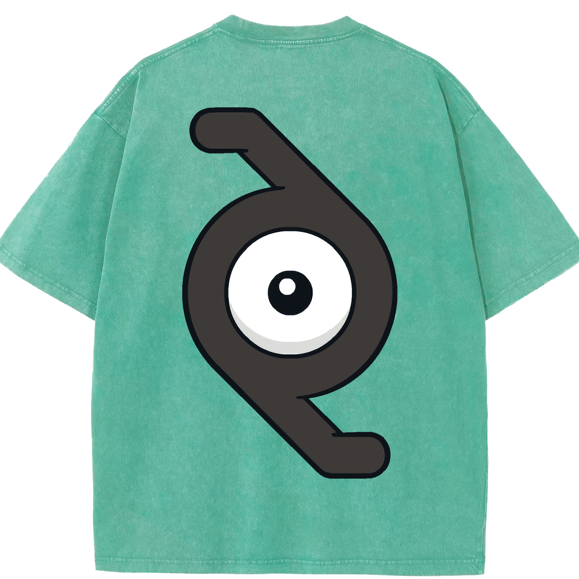 （画像用） ポケットモンスター Pokémon 綿100% ヴィンテージ風 半袖Tシャツ（背面プリント）